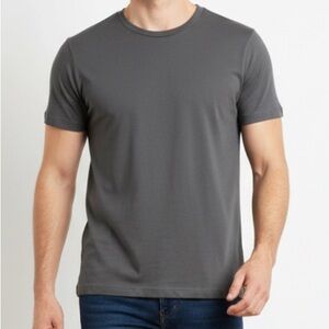 Men's Charcoal Crew Neck T-Shirt *NEVER WORN*